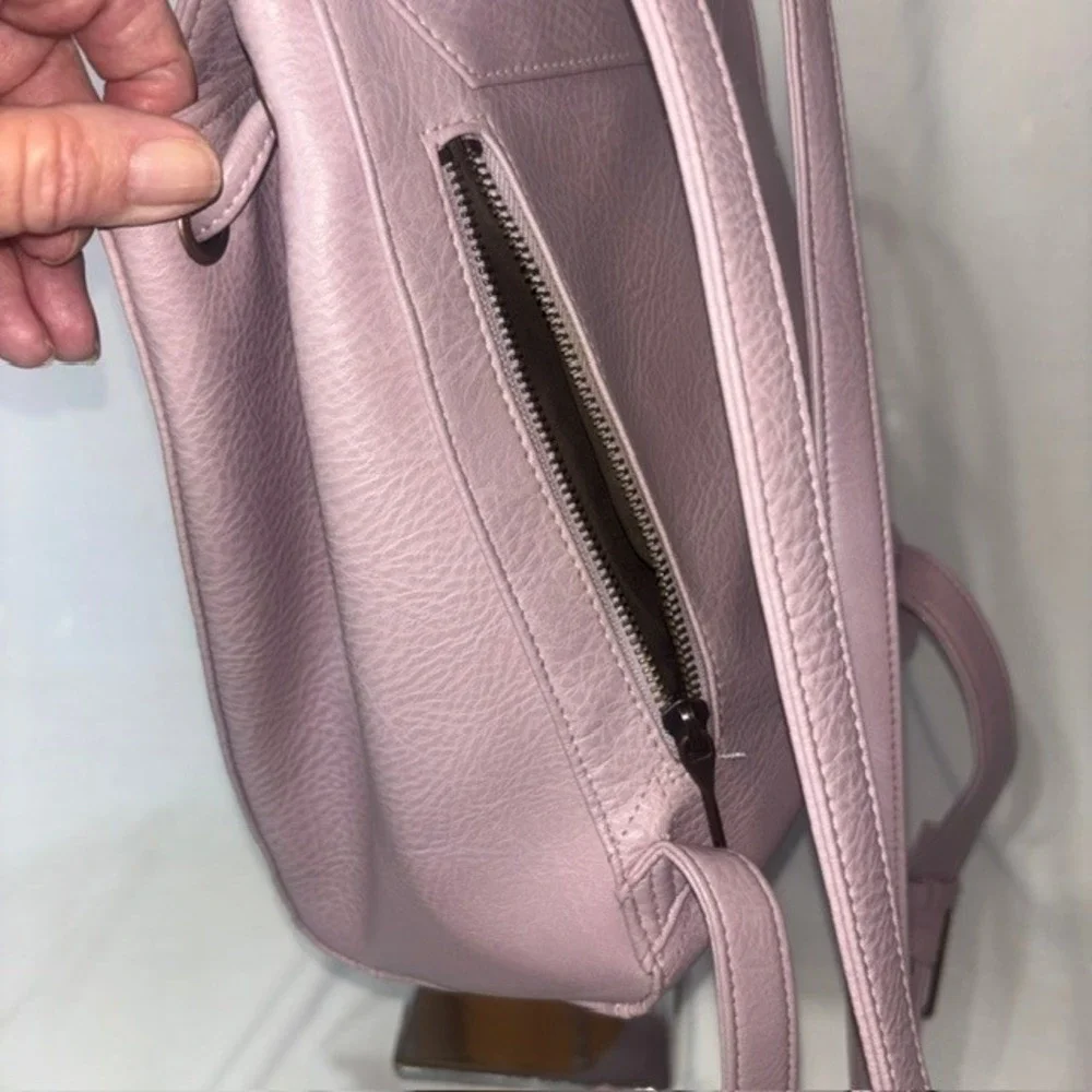 Matt & Nat Fabi Mini Vegan Leather Backpack Orchid Purple WZUE1